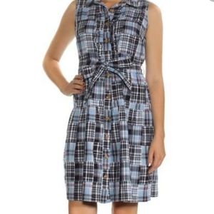 NWT Tommy Hilfiger Sail Away patch plaid dress -10